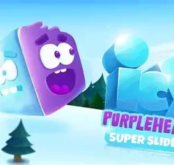 Play Icy Purple Head Super Slide Play Online at Hooda Math